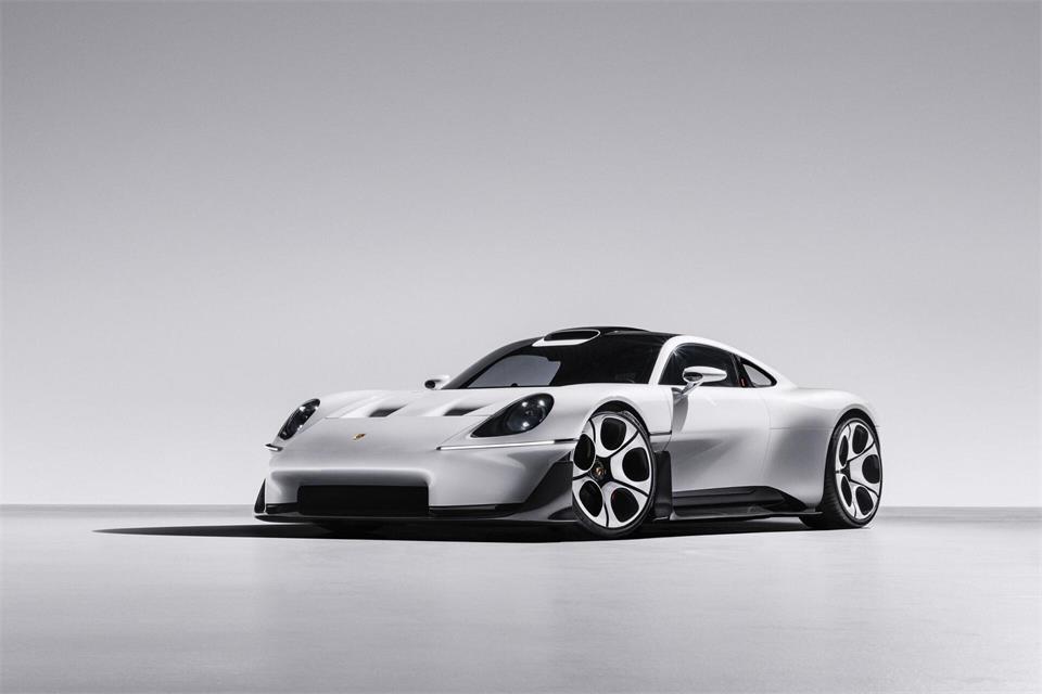 Der Wagen mit dem Namen „Mission S“ soll das neue Spitzenmodell des Stuttgarter Autobauers werden. ---/Porsche/dpa