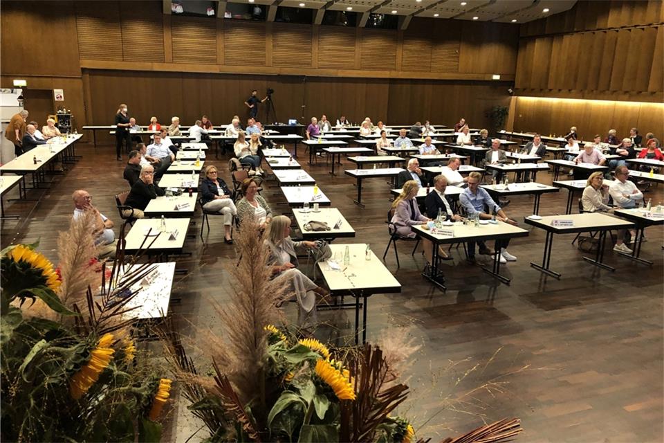 Der Wahlabend (hier die Präsentation der Ergebnisse in der Stadthalle) hat für klare Verhältnisse im Borkener Stadtrat gesorgt.