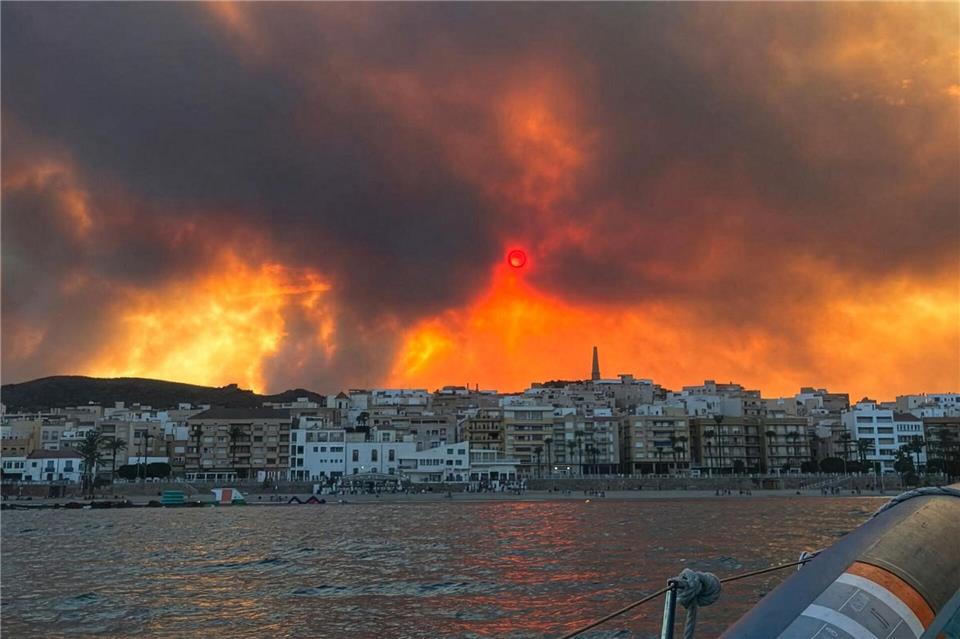 Der Waldbrand in Los Gallardos gilt als der bislang schwerste in Andalusien.Europa Press/EUROPA PRESS/dpa