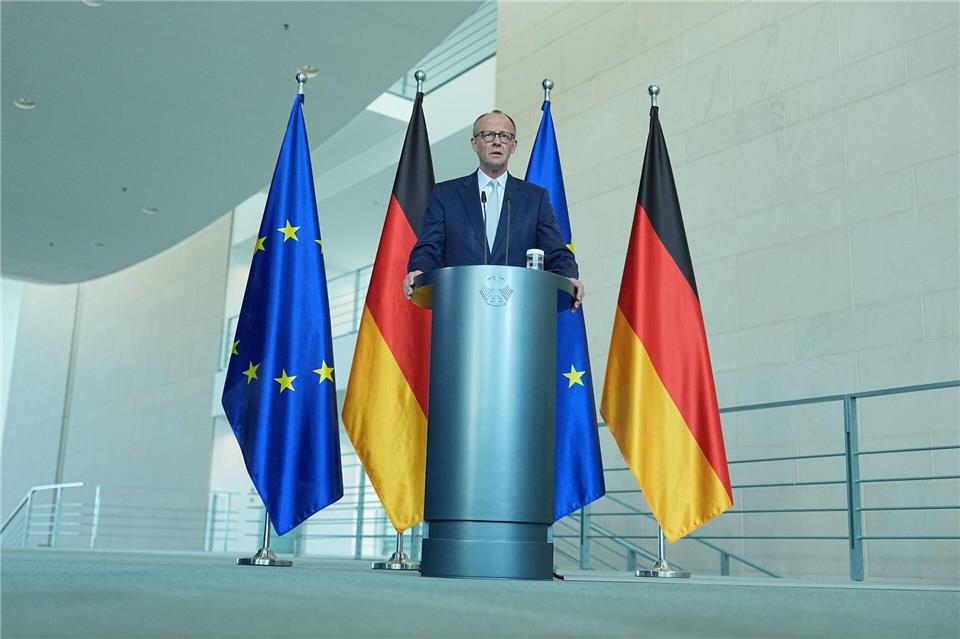 Der Weg zum Frieden im Iran ist kein einfacher, betont Kanzler Friedrich Merz.Michael Kappeler/dpa