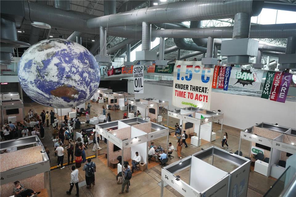 Der Weltklimagipfel in Brasilien bot Raum für Proteste.Andre Penner/AP/dpa