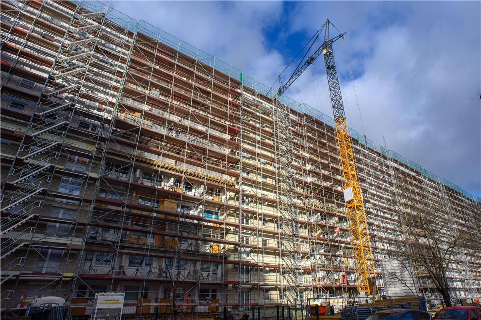 Der Wohnungsbau geht in Sachsen-Anhalt zurück. (Symbolbild)Klaus-Dietmar Gabbert/dpa-Zentralbild/dpa