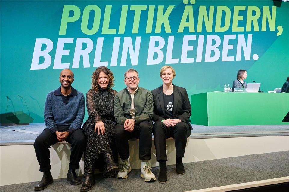 Der XXL-Parteitag der Berliner Grünen am Wochenende erfordert von der Parteispitze viel Vorbereitung. (Archivbild) Annette Riedl/dpa