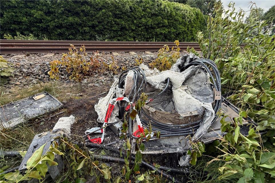 Der Zugverkehr wurde eingestellt. Sebastian Peters/NEWS5/dpa