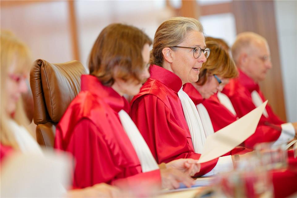 Der Zweite Senat um die Vorsitzende Richterin Ann-Katrin Kaufhold hat einstimmig entschieden. Uwe Anspach/dpa