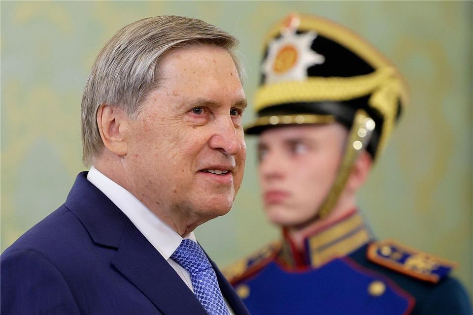 Der außenpolitische Berater von Kremlchef Wladimir Putin, Juri Uschakow, kritisiert die Initiative der Europäer zum US-Friedensplan als „nicht konstruktiv“. (Archivbild)Maxim Shemetov/Reuters Pool via AP/dpa