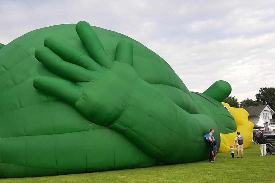 Der begehbare Ballon soll einer der Höhepunkte des Festes sein.