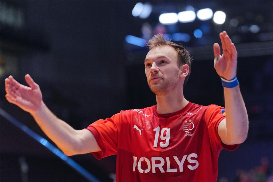 Der beste Handballer der Welt: Mathias Gidsel. (Archivbild)Soeren Stache/dpa