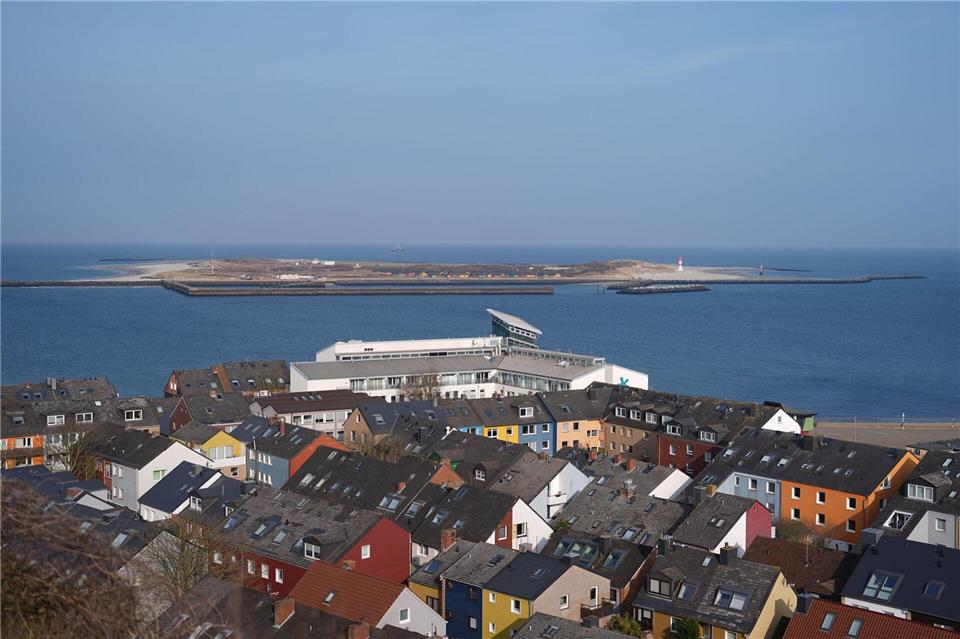 Der bestehende Siedlungsbereich auf Helgoland lässt kaum noch Entwicklung zu. (Archivbild) Marcus Brandt/dpa