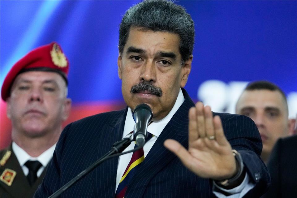 Der bislang autoritär herrschende Präsident Nicolás Maduro wurde nach Angaben von US-Präsident Donald Trump gefasst und außer Landes gebracht. (Archivfoto)Matias Delacroix/AP/dpa