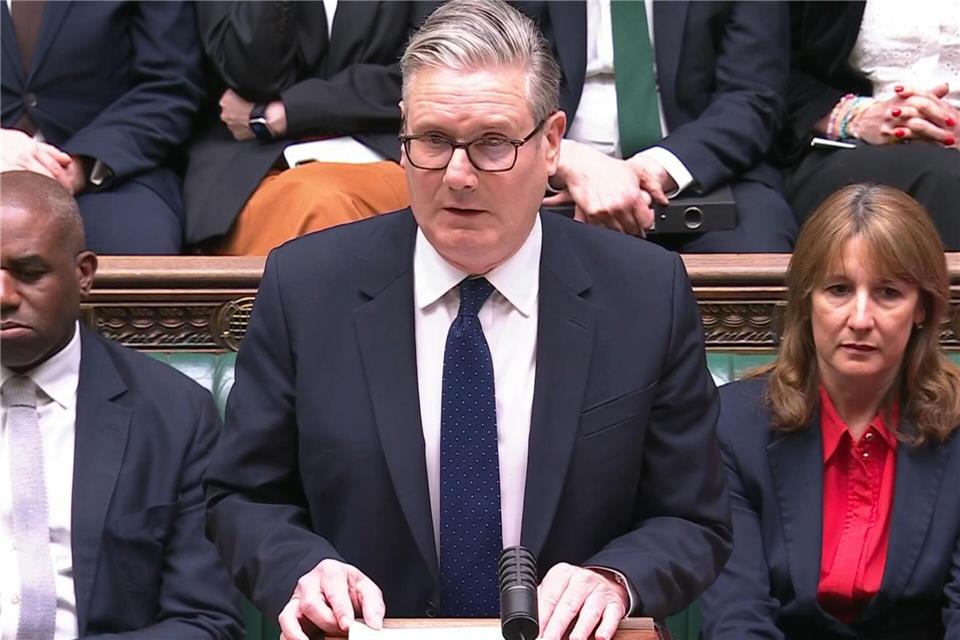 Der britische Premier Keir Starmer hat den Messerangriff in Golders Green als antisemitisch verurteilt. (Archivbild)House Of Commons/Uk Parliament/PA Wire/dpa