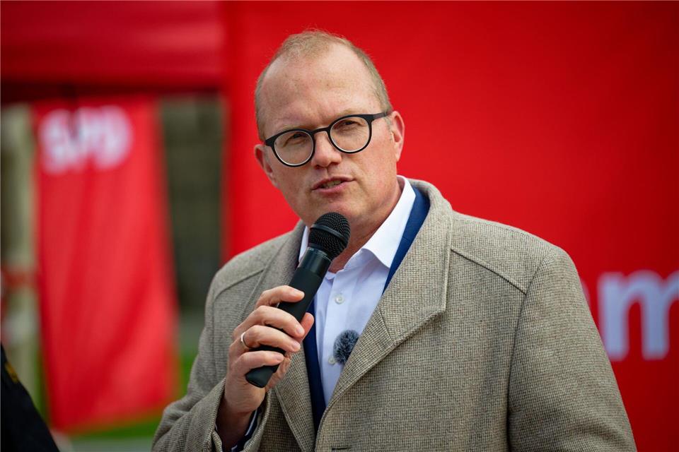 Der designierte NRW-SPD-Spitzenkandidat Jochen Ott (SPD) bei einem Pressetermin in Düsseldorf (Archivbild)Henning Kaiser/dpa