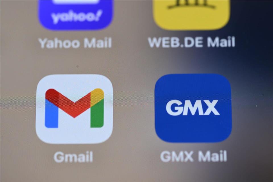 Der deutsche E-Mail-Dienst GMX konkurriert vor allem mit Gmail. Wolf von Dewitz/dpa