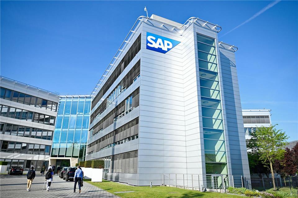 Der deutsche Konzern SAP ist vor allem für seine Software zur Unternehmenssteuerung (ERP) bekannt. (Archivbild)Uwe Anspach/dpa