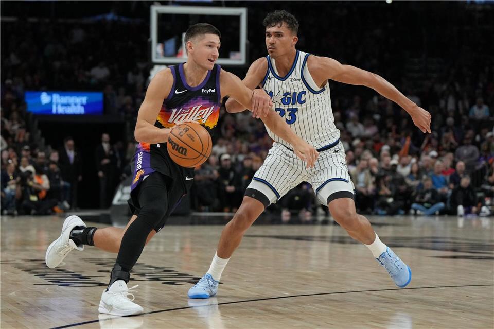 Der deutsche Nationalspieler Tristan da Silva überzeugte in der Defensive.Rick Scuteri/AP/dpa