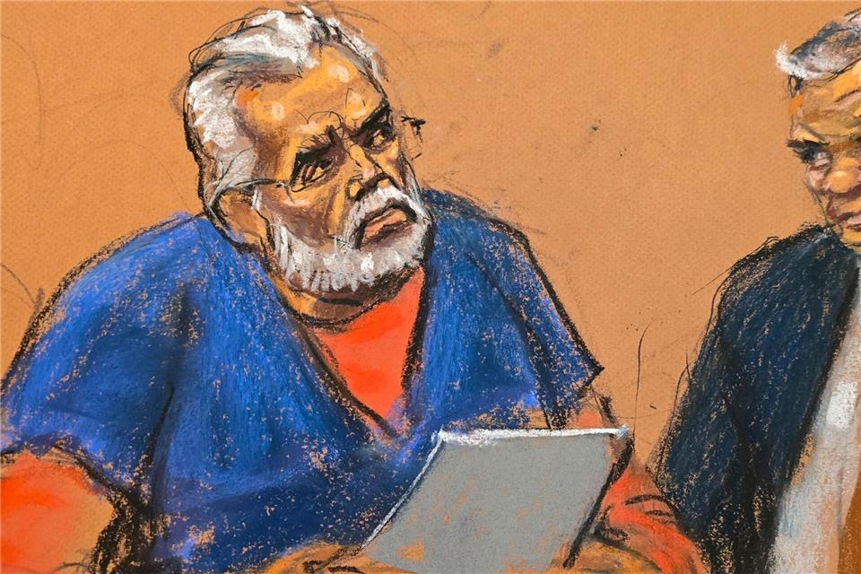 Der ehemalige Anführer des Sinaloa-Kartells „El Mayo“ (links) hatte sich schuldig bekannt. (Archivbild)Jane Rosenberg/AP/dpa