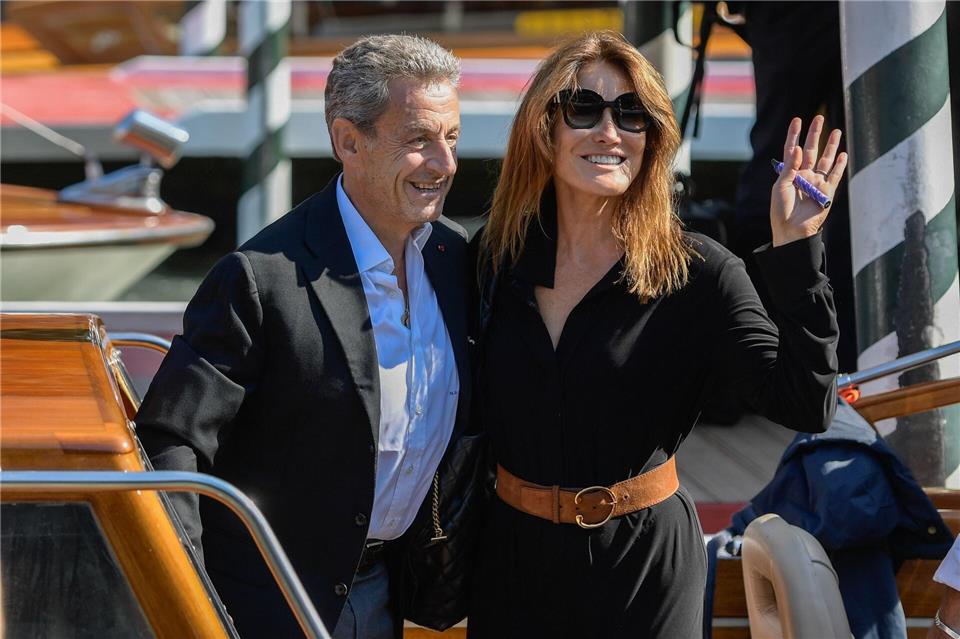 Der ehemalige französische Staatspräsident Nicolas Sarkozy und die Sängerin Carla Bruni sind seit dem Jahr 2008 verheiratet. (Archivbild)Mario Cartelli/SOPA Images via ZUMA Press Wire/dpa
