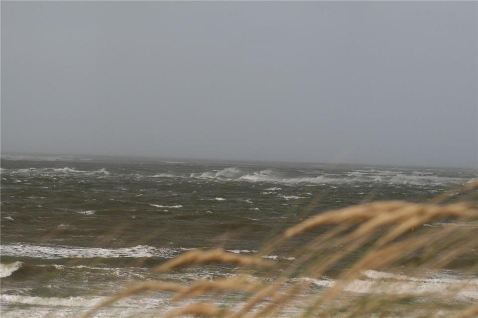 Der erste Herbststurm erreicht Norderney.Kai Moorschlatt/dpa