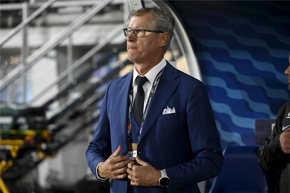Der finnische Fußball-Nationaltrainer Markku Kanerva ist seinen Posten los.Antti Aimo-Koivisto/Lehtikuva/dpa
