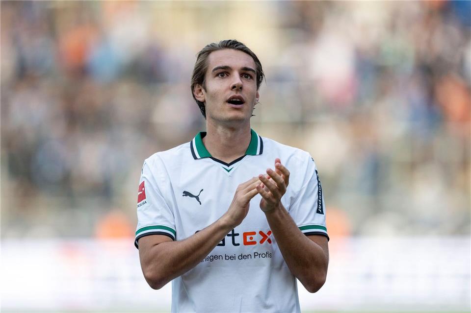 Der für vier Wochen suspendierte Florian Neuhaus erzielte im Test gegen den FC Brentford den Siegtreffer.David Inderlied/dpa