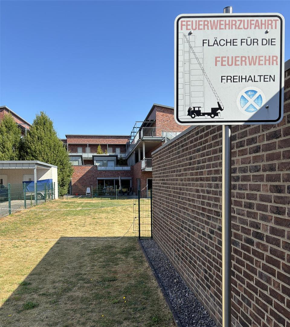 Der geplante Anbau am Haus an der Gartenstraße soll über eine Feuerwehrzufahrt und über den Tannenweg sichergestellt werden.