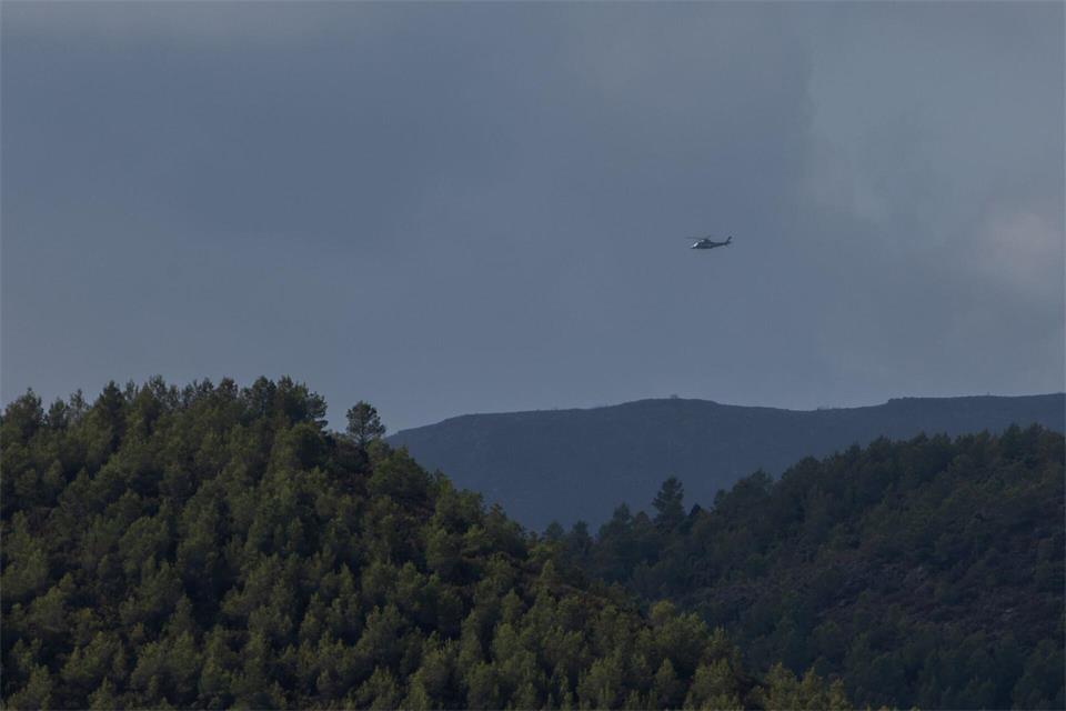 Der in der Gemeinde Segorbe durch einen Blitz ausgelöste Waldbrand ist zwar noch nicht ganz gelöscht, aber unter Kontrolle.Javier Escriche/EUROPA PRESS/dpa