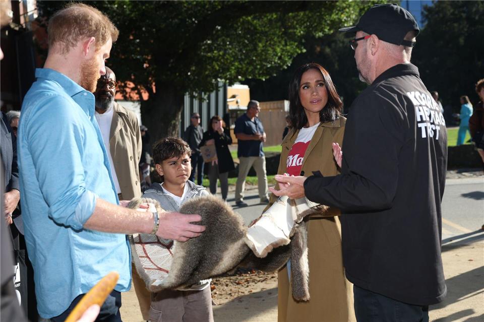 Der indigene Spaziergang fand ohne viel Publikum statt.Con Chronis/AAP/dpa