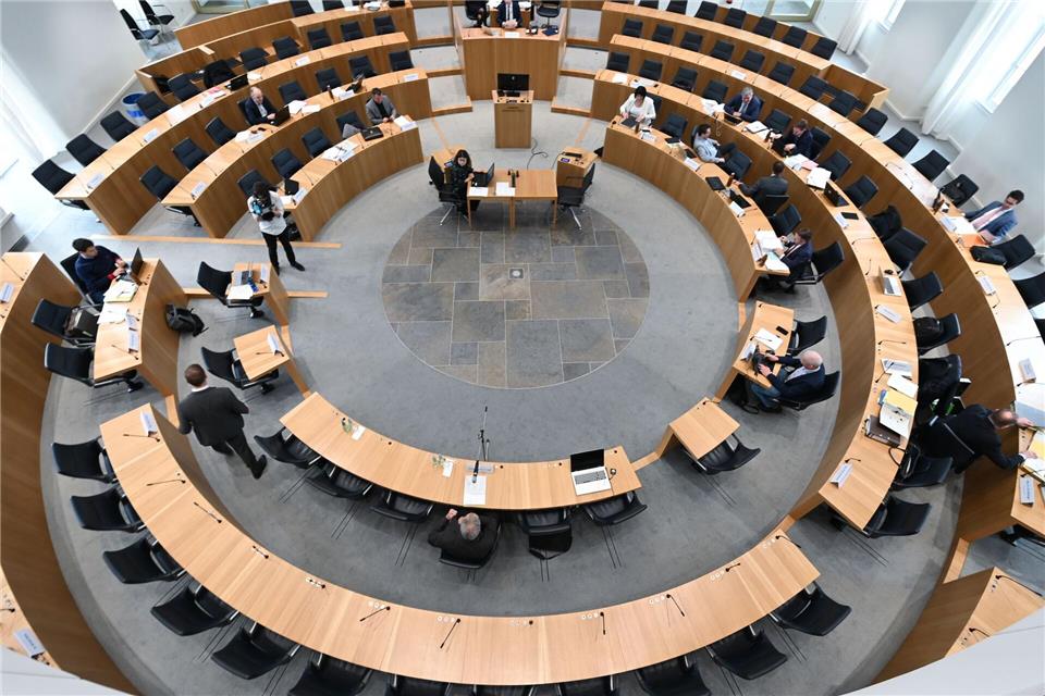 Der letzte Untersuchungsausschuss des Landtags befasste sich mit der Flutkatastrophe im Ahrtal und ging rund drei Jahre. (Archivvild) Arne Dedert/dpa