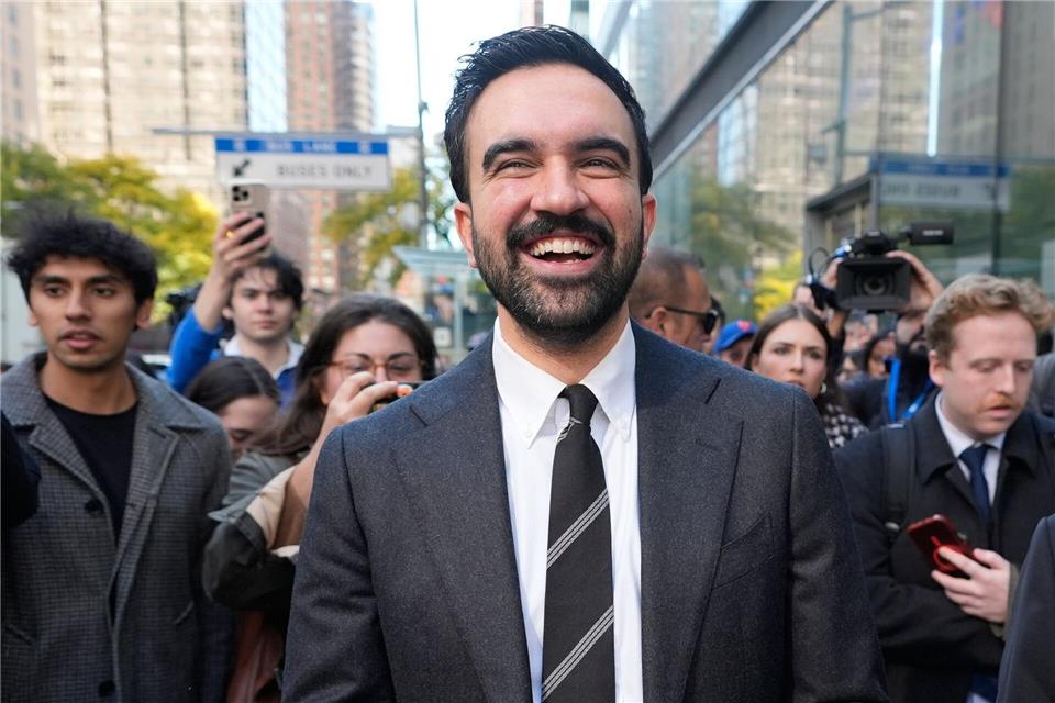 Der linke Demokrat Mamdani gilt als Favorit bei der Wahl in New York. (Archivbild)Seth Wenig/AP/dpa