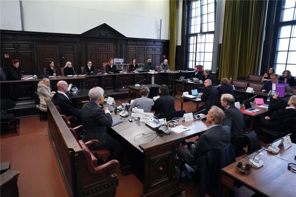 Der mutmaßliche Organisator der Entführung sagt den dritten Prozesstag in Folge vor Gericht aus.Marcus Brandt/dpa