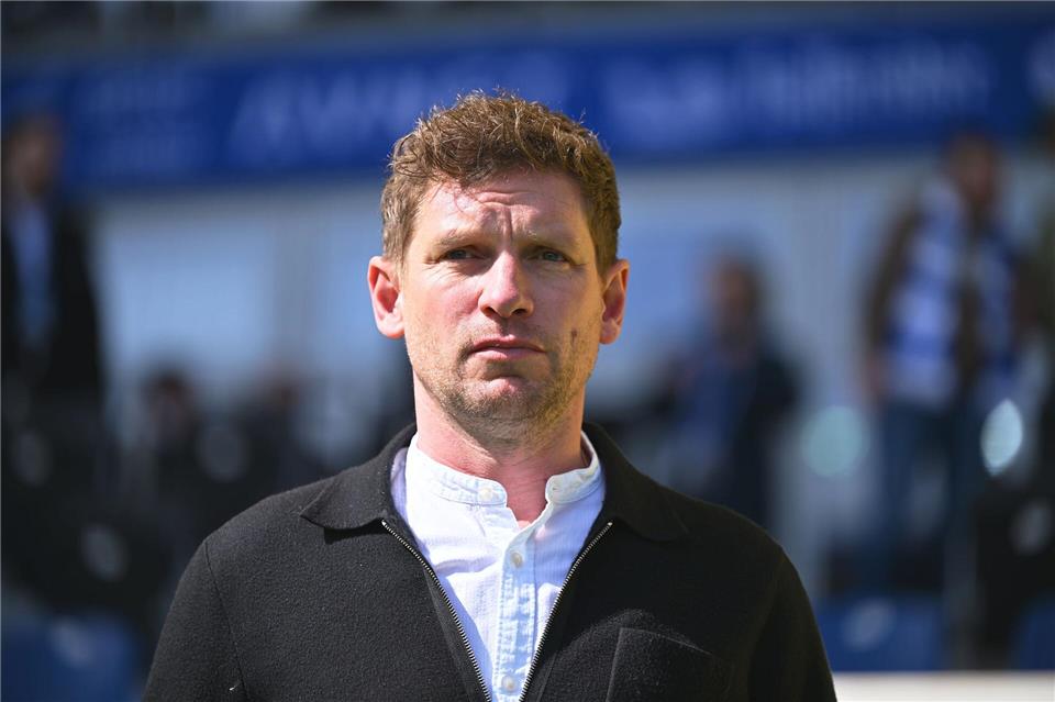 Der neue FCM-Sportdirektor Peer Jaekel sah den ersten Heimsieg seit November 2025.Swen Pförtner/dpa