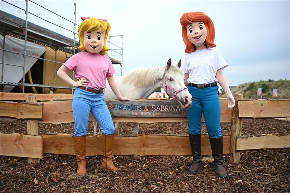 Der neue Freizeitpark entsteht neben dem Karls Erlebnis-Dorf in Elstal. Elisa Schu/dpa