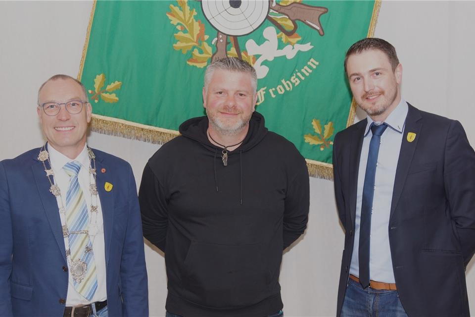 Der neue Präsident Werner Vorholt (l.), das neue Vorstandsmitglied Dirk Stenkamp (M.) und Vizepräsident Florian Eming.