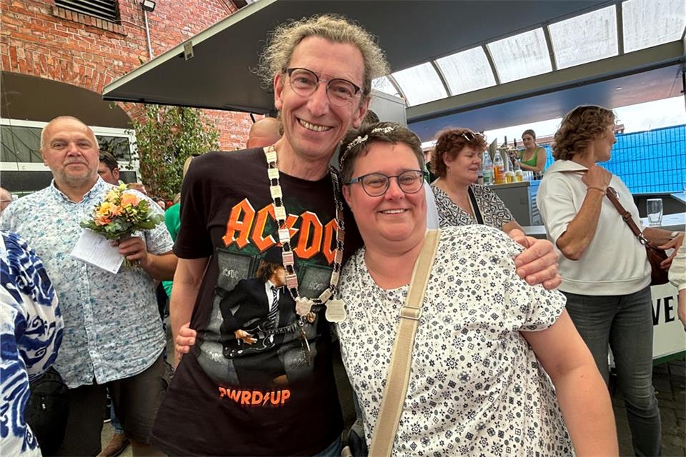 Der neue Schützenkönig der Nachbarschaft Burdarp heißt Markus Weger. Seine Königin ist Alexandra Dubke.