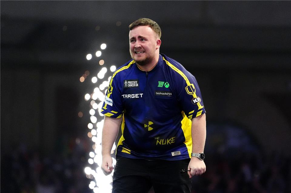 Der neue Weltmeister: Luke Littler.Zac Goodwin/PA Wire/dpa