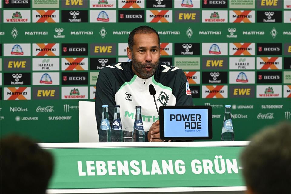 Der neue Werder-Trainer Daniel Thioune.Carmen Jaspersen/dpa