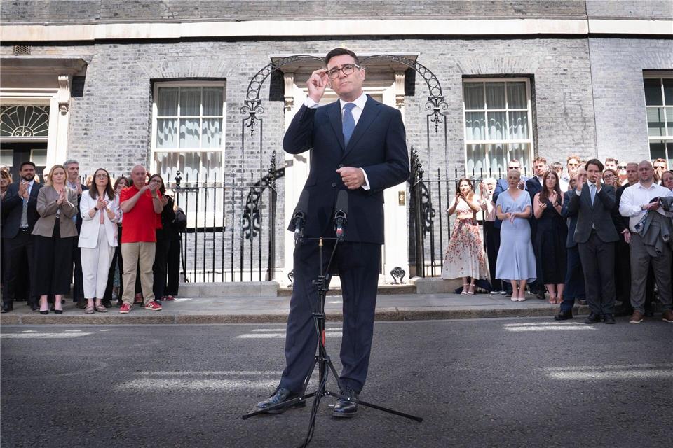 Der neue britische Premierminister: Andy Burnham.Stefan Rousseau/PA Wire/dpa