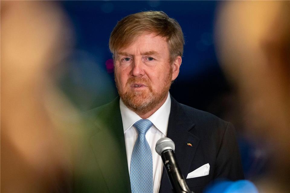 Der niederländische König Willem-Alexander besucht bald Münster. (Archivbild)Christoph Reichwein/dpa