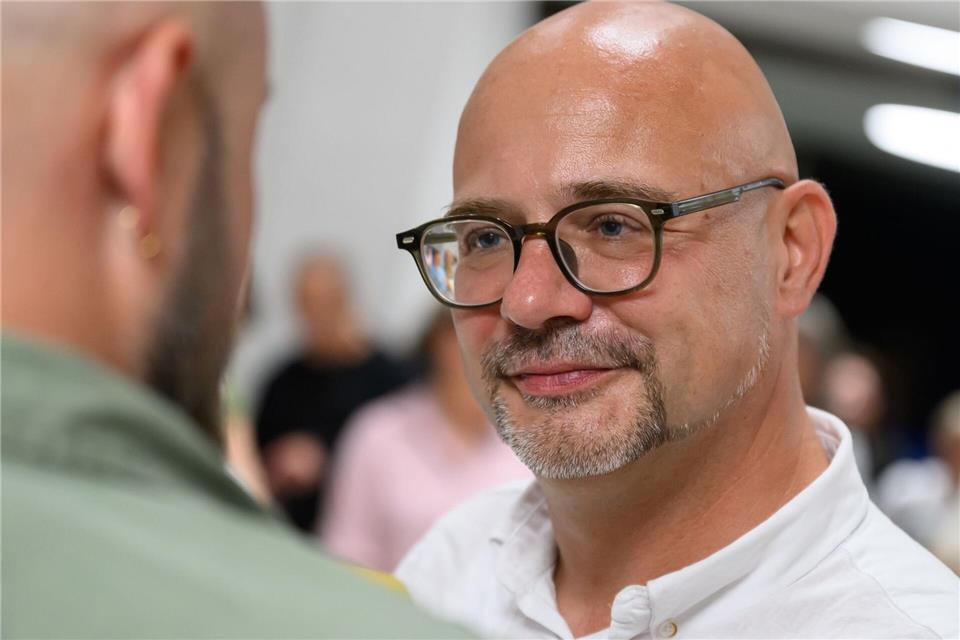OB-Wahlen: Potsdam und Frankfurt (Oder) stehen vor Stichwahl Der parteilose Kandidat Axel Strasser geht bei der Oberbürgermeisterwahl in die Stichwahl.Patrick Pleul/dpa
