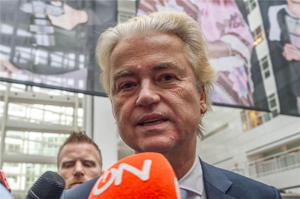 Wende in den Niederlanden - Linksliberale siegen  Der radikal-rechte Populist Geert Wilders muss wohl zurück auf die Oppositionsbank.Charles M Vella/SOPA Images via ZUMA Press Wire/dpa
