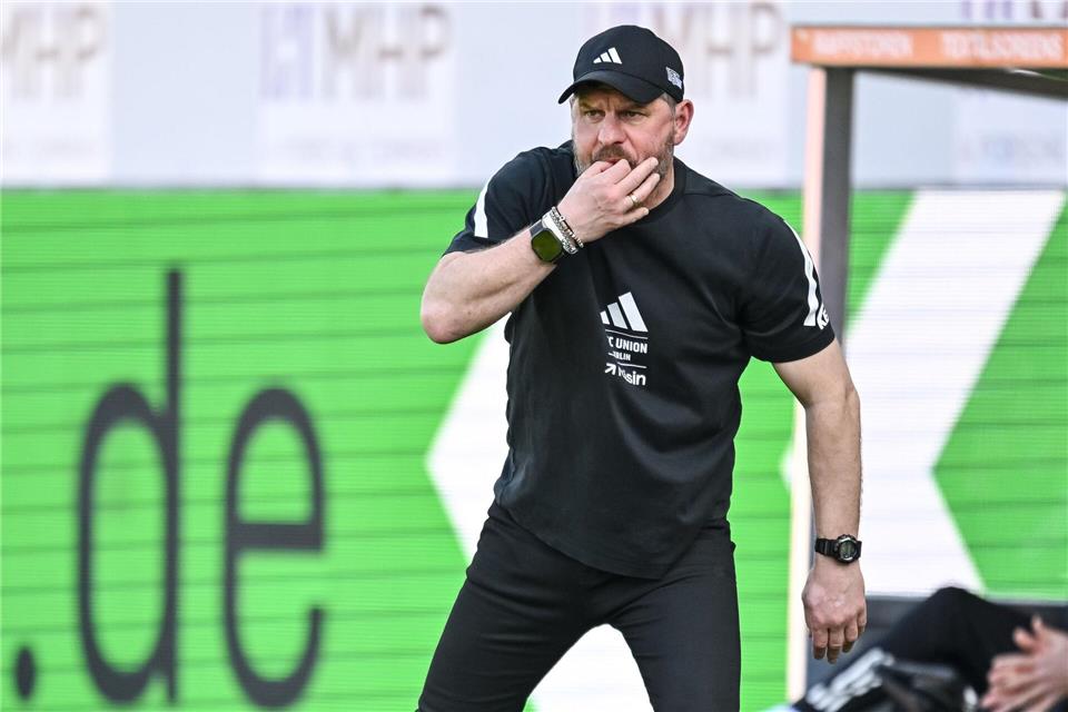 Der schwache Auftritt seines Teams kostete ihn den Job: Union-Trainer Steffen Baumgart wurde nach dem Heidenheim-Spiel freigestellt.Harry Langer/dpa