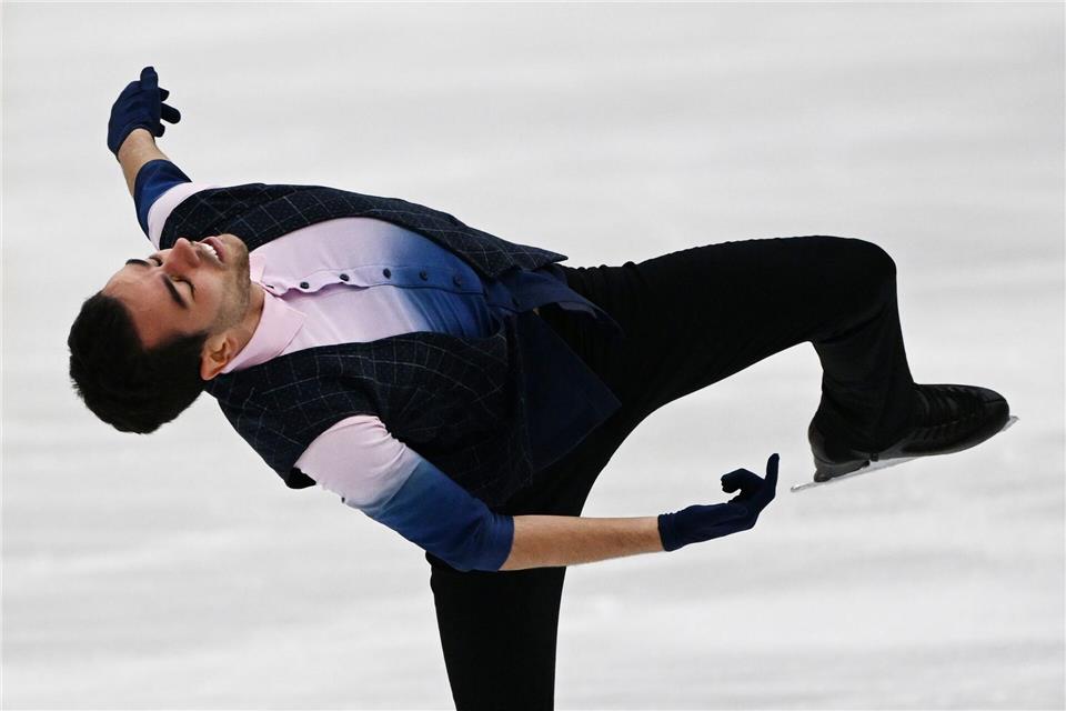 Der spanische Eiskunstläufer Tomàs-Llorenç Guarino Sabaté tritt bei den Olympischen Winterspielen mit einem Lauf zu Musik an, die auf die Minions-Figuren aus den Zeichentrickfilmen anspielt. (Archiv-Bild)Angelika Warmuth/dpa