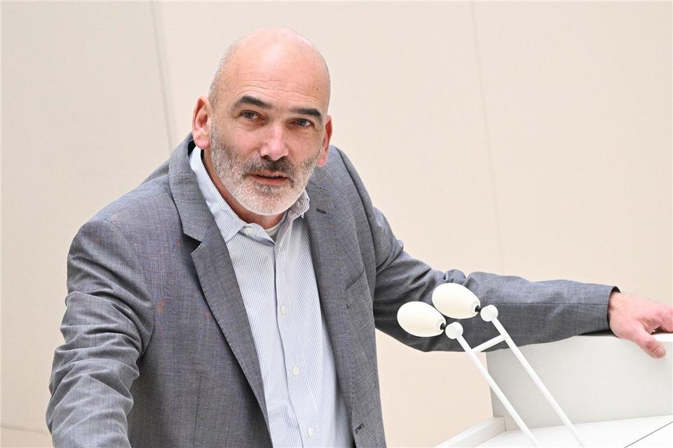 Der stellvertretende Brandenburger BSW-Fraktionsvorsitzende Christian Dorst tritt zurück (Archivbild).Jens Kalaene/dpa