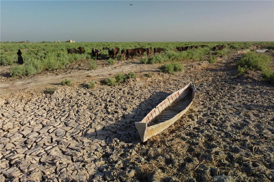 Der südliche Irak könnte wegen Wasserknappheit bald unbewohnbar werden.Nabil al-Jurani/AP/dpa