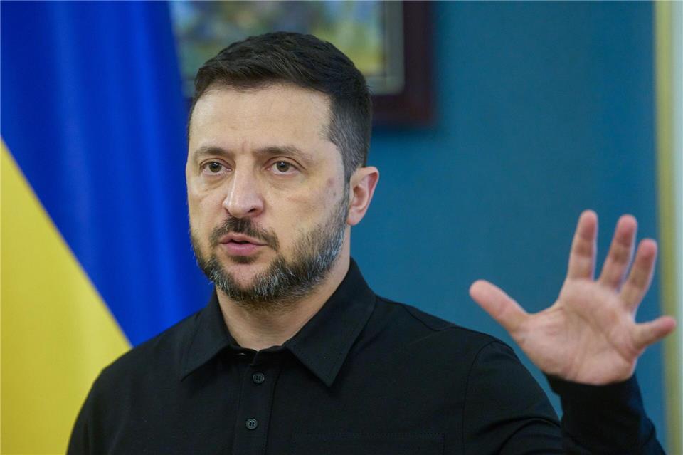 Der ukrainische Präsident Wolodymyr Selenskyj spricht von hohen russischen Verlusten vor Pokrowsk (Archivbild)Efrem Lukatsky/AP/dpa