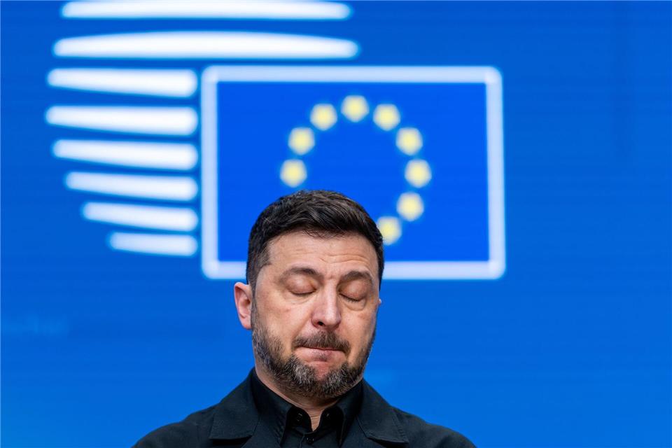 Der ukrainische Präsident Wolodymyr Selenskyj will ein genaues Datum für einen EU-Beitritt seines Landes. (Archivbild)Michael Kappeler/dpa