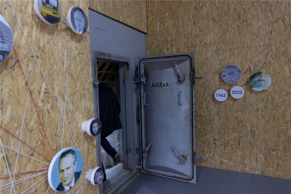 Der untere Teil des ehemaligen Stasi-Bunkers in Gosen. (Archivbild)Christian Ender/dpa