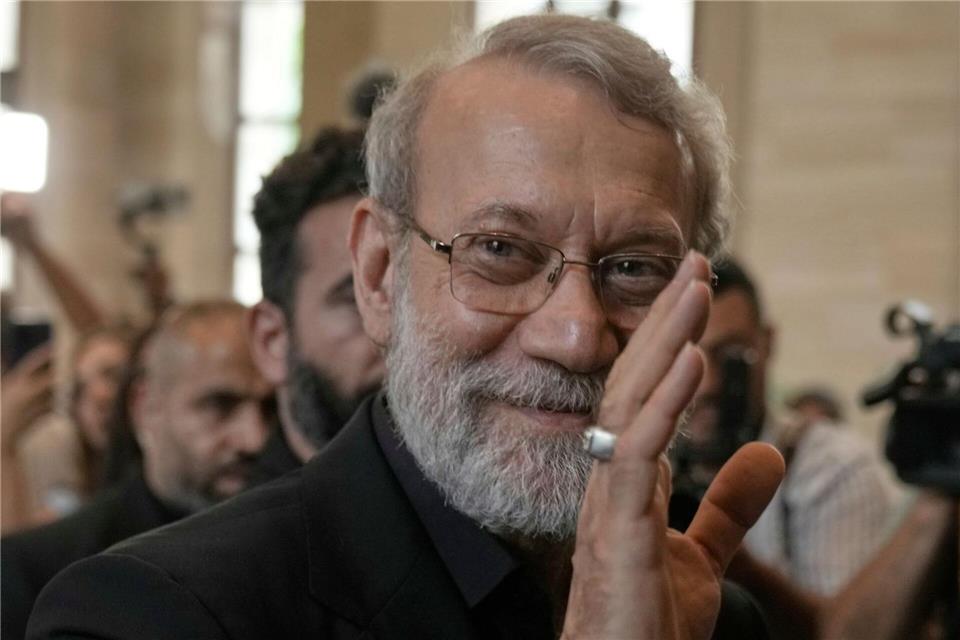 Der von Israel getötete Generalsekretär des iranischen Sicherheitsrates, Ali Laridschani, im Libanon. (Archivbild)Bilal Hussein/AP/dpa