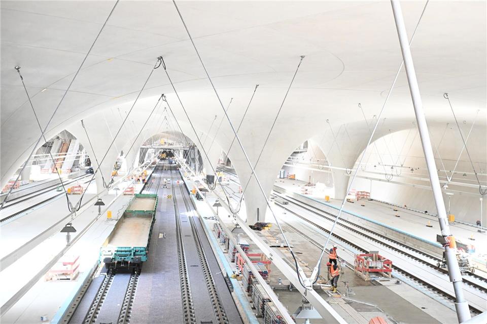 Deutlich teurer als zu Beginn geplant: Das Bahnprojekt Stuttgart 21. (Archivbild)Bernd Weißbrod/dpa