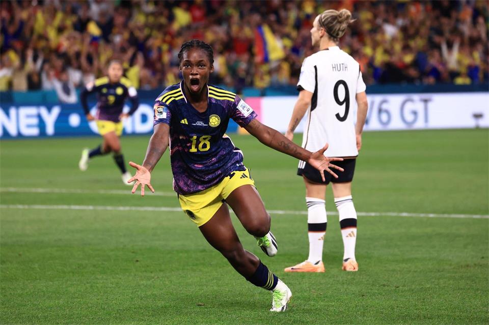 Deutschland-Schreck: Real-Star Linda Caicedo erzielte bei der WM 2023 für Kolumbien ein Traumtor gegen die DFB-Elf.Mark Evans/AAP/dpa